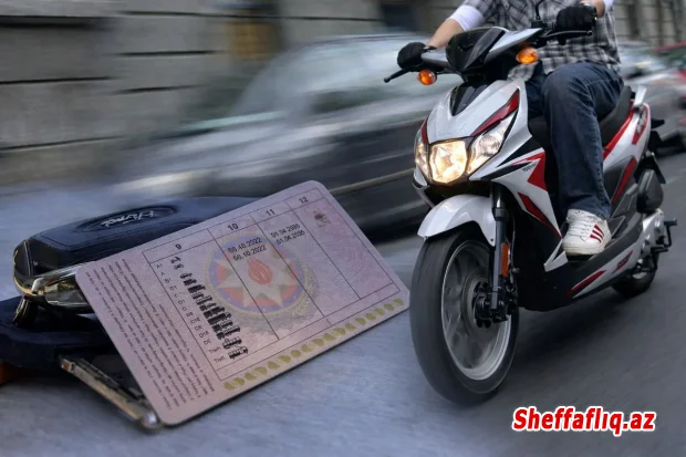 DYP-dən moped sürücülərinə müraciət: Martın 26-dan sürücülük vəsiqəsi tələb olunacaq
