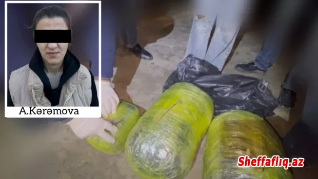 Sabirabadda qadın 14 kiloqram narkotiklə saxlanılıb