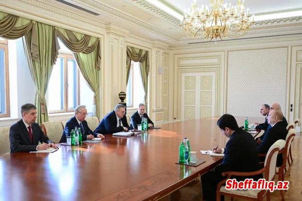 İlham Əliyev Rusiya Hökuməti Sədrinin müavinini qəbul edib