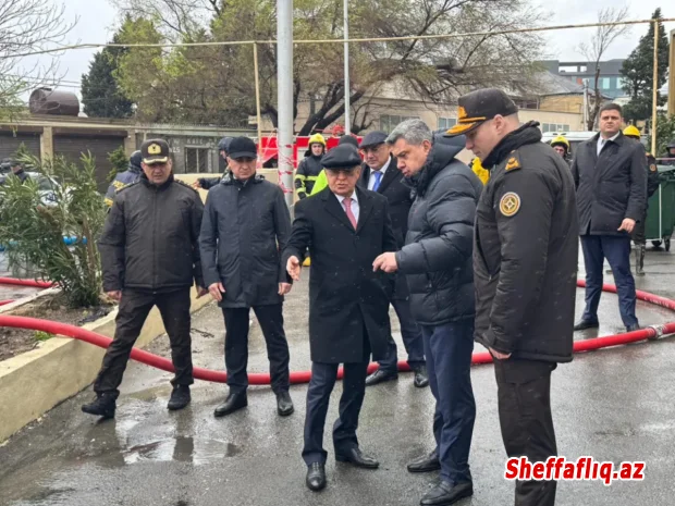 Kəmaləddin Heydərov Keşlədə suyun təsirinə məruz qalmış əraziyə gedib