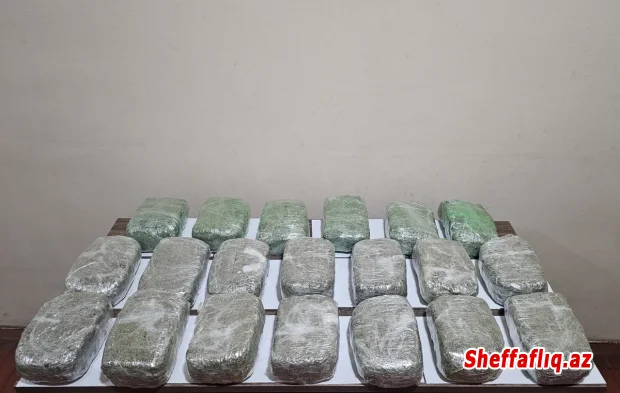 İrandan Azərbaycana 21 kq narkotikin keçirilməsinin qarşısı alınıb