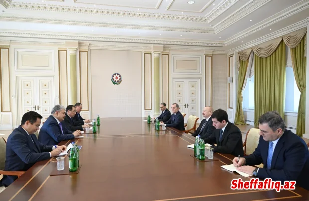 İlham Əliyev Qazaxıstanın xarici işlər və nəqliyyat nazirlərini qəbul edib İlham Əliyev Qazaxıstanın xarici işlər və nəqliyyat nazirlərini qəbul edib