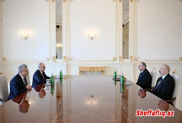 İlham Əliyev Türkiyə Ali Məhkəməsinin Baş prokurorunu qəbul edib İlham Əliyev Türkiyə Ali Məhkəməsinin Baş prokurorunu qəbul edib