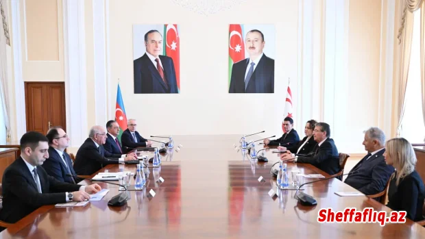 Əli Əsədov Şimali Kiprin Baş naziri ilə görüşüb