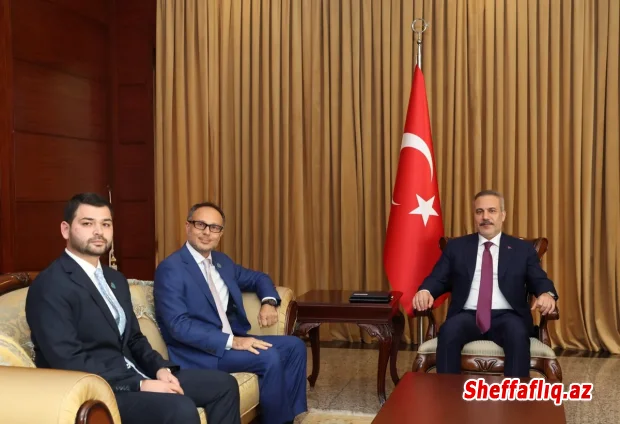 Hakan Fidan TÜRKPA Baş katibini qəbul edib Hakan Fidan TÜRKPA Baş katibini qəbul edib